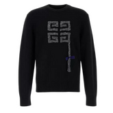 Givenchy 3D Knit Sweater Black