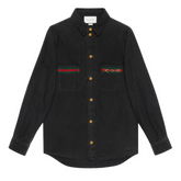 Gucci Denim Shirt Washed Black