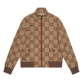 Gucci Monogram Sport Jacket Khaki Brown