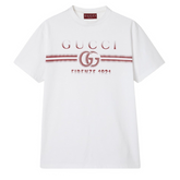 Gucci T Shirt Firenze 1921 White Red