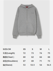 Gucci Zip Hoodie Grey