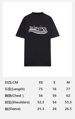 Balenciaga Basic T Shirt Black