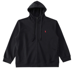 Ralph Lauren Zip Hoodie Black