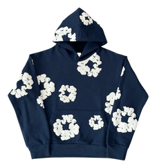 Denim Tears Hoodie Navy Blue