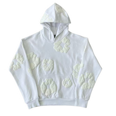 Denim Tears Hoodie White Cream