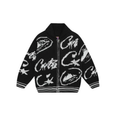 Corteiz Wool Jacket Black