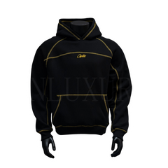 Corteiz Hoodie Black Yellow