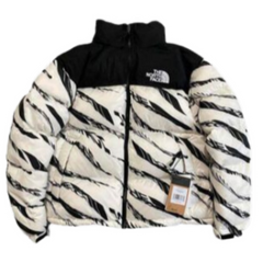 The North Face Nuptse White Zebra