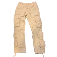 Travis Scott Whoisjacov Pocket Cargo Pants Tan