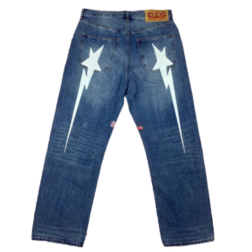 Vintage Denim Bape   Behind The Big Meteor