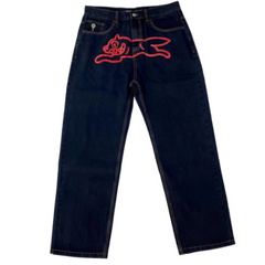 Vintage Denim BBC Flying Dog Black Red