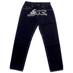 Vintage Denim BBC Flying Dog Black White