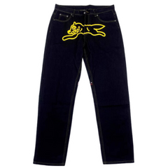 Vintage Denim BBC Flying Dog Back Yellow