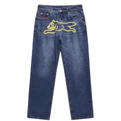 Vintage Denim BBC Flying Dog Blue Yellow