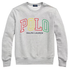 Polo Raplh Lauren Sweater Print Grey