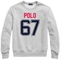 Polo Raplh Lauren Sweater Print Grey