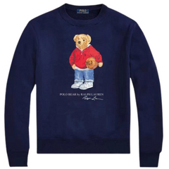 Polo Raplh Lauren Bear Print Dark Blue