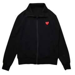 Comme des Garcons Zip Jacket Black Red