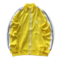 Palm Angles Zip Hoodie Yellow White