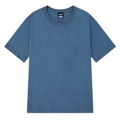 Basic T Shirt Grey Blue