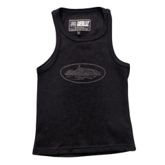 Corteiz Basic Tanktop Black on Black