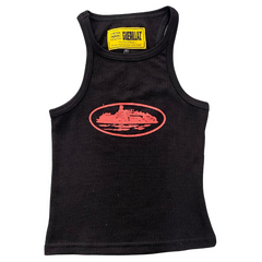 Corteiz Basic Tanktop Black Red