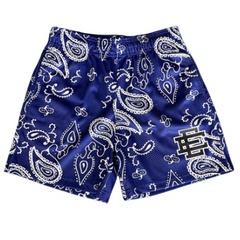 Eric Emmanuel Shorts Navy Blue White