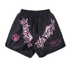 Hellstar Shorts Black Pink