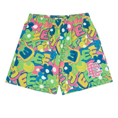 Eric Emmanuel Flower Print Shorts Green