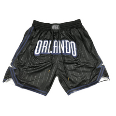 NBA Basketball Vintage Shorts Orlando Magic Black