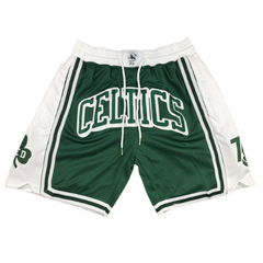 NBA Basketball Vintage Shorts Boston Celtics Green