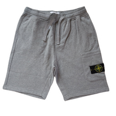 Stone Island Sweat Shorts Flower Grey