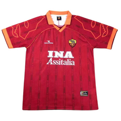 As Roma 99-00 Home Jersey