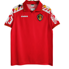 Belgium Retro 1995 Home Jersey