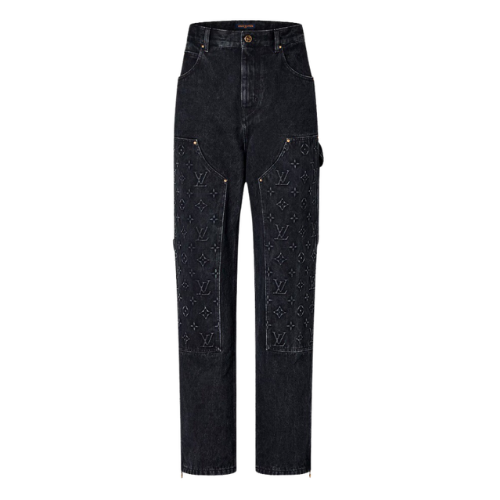 Louis Vuitton (LV) Carpenter Denim Jeans Grey