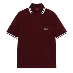 Gucci Polo Shirt Burgundy