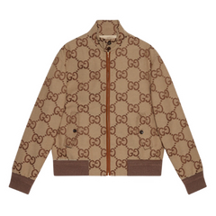 Gucci Monogram Sport Jacket Khaki Brown