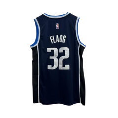 Dallas Mavericks Jordan Brand Statement Edition Swingman Jersey Marine blue Number 32 Flagg
