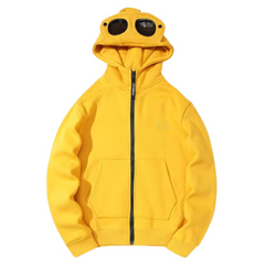 CP Company Zip Hoodie Yellow