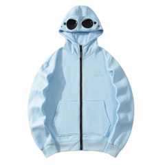 CP Company Zip Hoodie Baby Blue