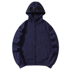 CP Company Zip Hoodie Blue