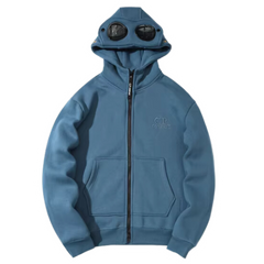 CP Company Zip Hoodie Light Blue