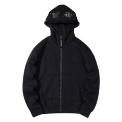 CP Company Zip Hoodie Black