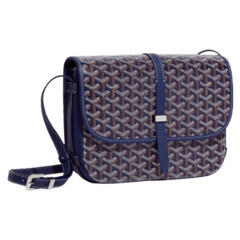 Goyard Belvedere MM Bag Navy Blue