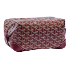 Goyard Bowling 25 Toiletry Bag Burgundy