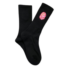 Bape Socks Black Pink