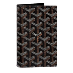 Goyard Grenelle Passport Cover Black