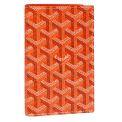 Goyard Grenelle Passport Cover Orange