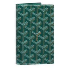 Goyard Grenelle Passport Cover Green