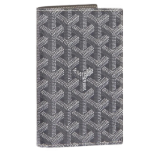 Goyard Grenelle Passport Cover Grey